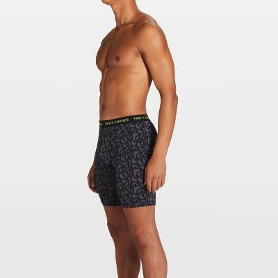 Pair of Thieves Men's Super Fit Long Leg Boxer Briefs - State Blue S
