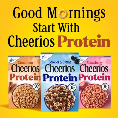Cheerios Protein Gluten Free Strawberry Breakfast Cereal - 15oz