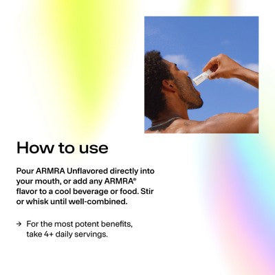 ARMRA Colostrum Powder Travel Packs - Unflavored - 1oz/30ct: Grass Fed, Non-GMO, Soy-Free, No Added Sugar