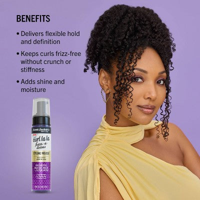 Aunt Jackie's Curls & Coils Curl La La Foam-a-licious Styling Mousse - 8.5 fl oz