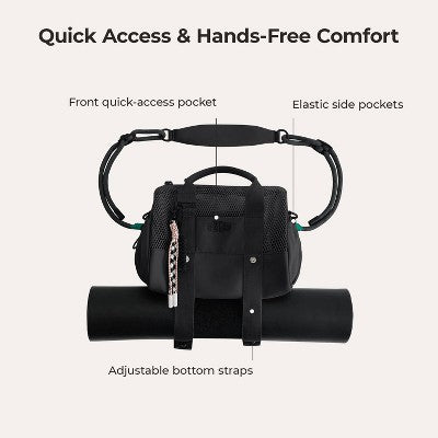 Bagsmart REIKI 5.5L Mesh Mini Duffle Bag - Black