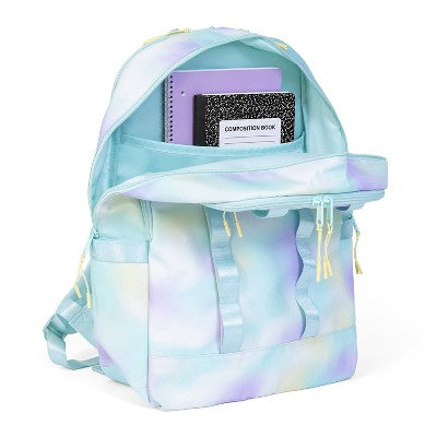 Ink & Barrel 17.5" Backpack - Pastel Ombre Dye Print