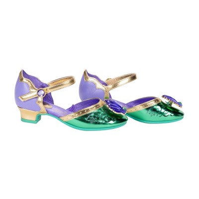 Girls Disney Princess Ariel Inspired Kitten Heel Shoes - 9-10