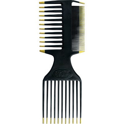 Evolve Products Triple Pro Styling Comb: Fine Tooth Plastic Hair Grooming Tool for All Hair Types