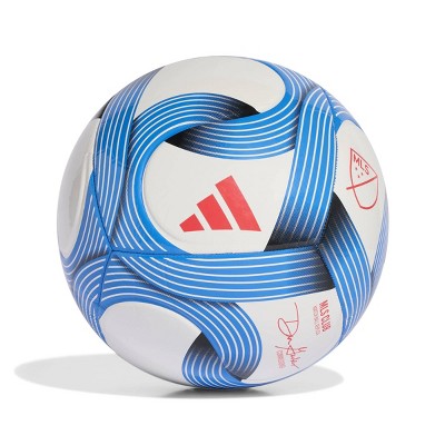 Adidas MLS Club Soccer Ball Size 4 - White/Blue/Red