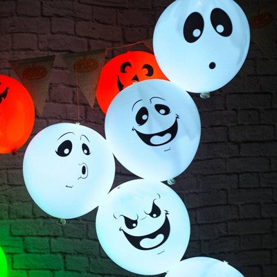 iLLoom Balloon 5ct Latex Ghost White