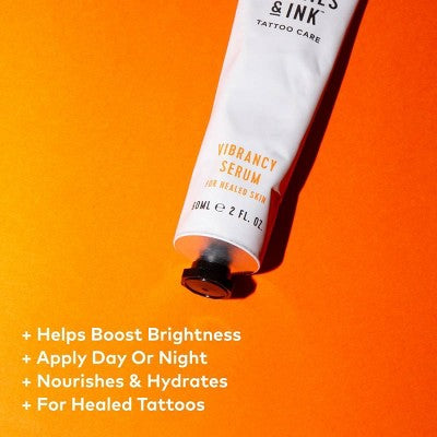 Stories & Ink Enhancing Vibrancy Serum Tattoo Care - 2 fl oz