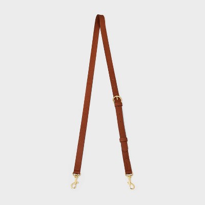 Adjustable Buckle Crossbody Handbag Strap - Universal Thread Brown: Solid Accessory