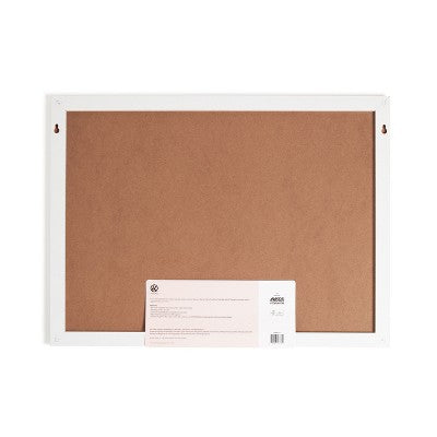 U Brands 17"x23" Thin Decor Frame Dry Erase Calendar White