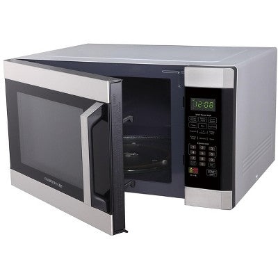Farberware Professional 1.6 Cu. Ft. 1100-Watt Microwave Oven with Smart Sensor, Stainless Steel with Platinum (LOCAL PICKUP ONLY)