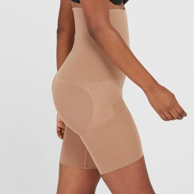 ASSETS sculpt Women's High-Waisted Mid Cafe Au Lait L: Ultra Firm