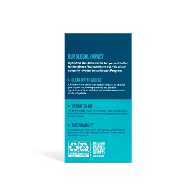 Liquid I.V. Hydration Multiplier Electrolyte Drink Mix Powder - Arctic Raspberry - 5.6oz/10ct
