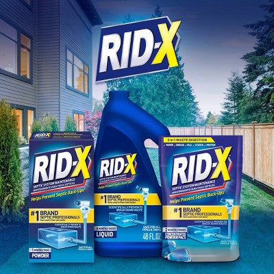 Rid-X Septi Pacs Septic System Maintenance - 3.2oz