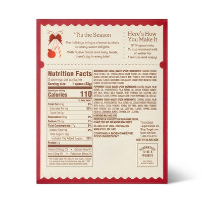 Christmas Hot Cocoa Spoons Marshmallow, Peppermint, and Cinnamon - 2.4oz - Favorite Day