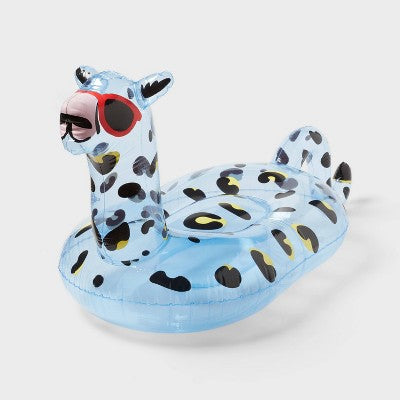 Pool Float Leopard - Sun Squad: PVC Water Inflatable for 1 Person