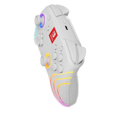 Afterglow Wave Wireless Motion Plus Nintendo Switch Controller White: Ergonomic, Bluetooth, Rechargeable