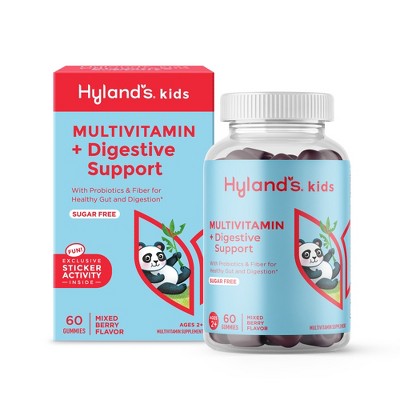 Hyland's Kids Multivitamin + Digestive Support, Sugar-Free Gummies - 60ct