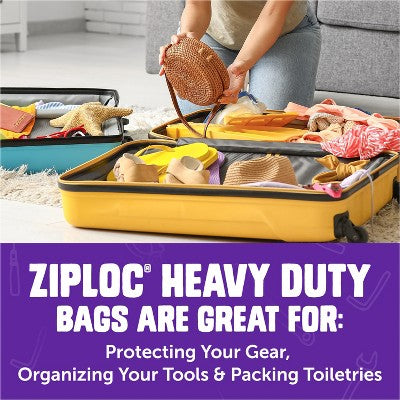 Ziploc Heavy Duty Gallon Food Storage Bags - 10ct