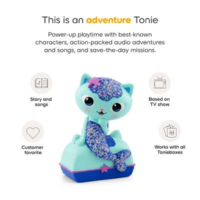 tonies Gabby's Dollhouse: MerCat Tonie Figurine *ADD 3 TO YOUR CART & 1 IS FREE!*