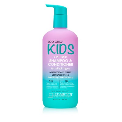 Giovanni Eco Chic Kids' 2-in-1 Daily Shampoo & Conditioner - 16.5oz