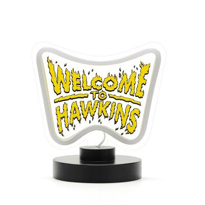 Stranger Things Welcome to Hawkins Neon Logo