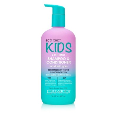 Giovanni Eco Chic Kids' 2-in-1 Daily Shampoo & Conditioner - 16.5oz