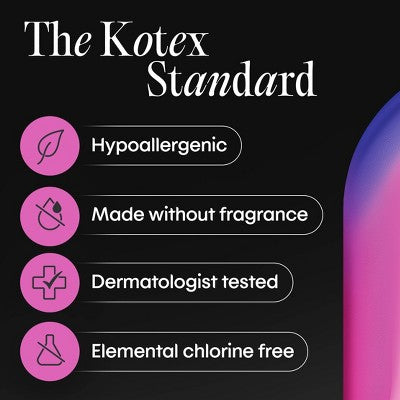 Kotex Maxi Overnight Pads - 39ct