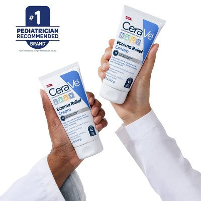 CeraVe Baby Eczema Cream - 5oz: Moisturizing, Hypoallergenic, Contains Hyaluronic Acid, Steroid-Free