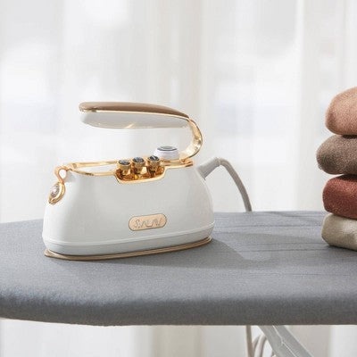 SALAV IS-900 Retro Edition Duopress Steamer and Iron Pearl