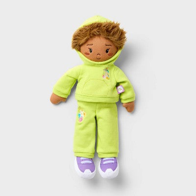 15" Soft Toddler Doll - Brown Hair - Gigglescape
