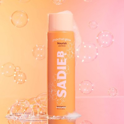 SadieB Grapefruit Glow - Nourish & Revive Shampoo - 10 oz: For All Hair Types, Daily Use, Paraben-Free