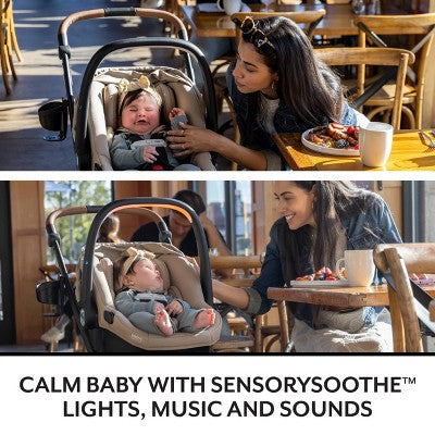 Evenflo Shyft Intuiti+ Travel System Featuring Revolve180 LiteMax NXT with Sensory Soothe - Angler Tweed (LOCAL PICKUP ONLY)