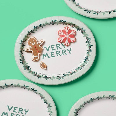 Holiday Disposable Platter - Very Merry - 16ct - up&up