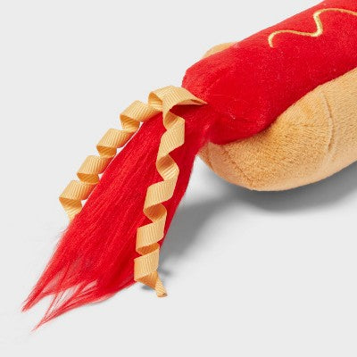 Kicker Hot Dog Cat Plush Toy - Sun Squad
