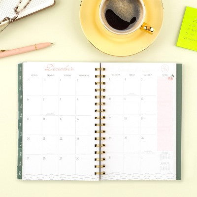 Cambridge 2026 Weekly/Monthly Cherrywood Lane Small Green Floral