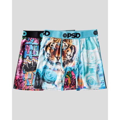 PSD Men's Tiger Rosa/Beast Mode Print Briefs - M