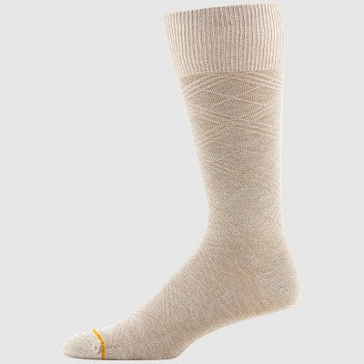 Signature Gold by GOLDTOE Men's Plaid Striped Crew Socks 3pk - Khaki/Bark/Peacoat 6-12.5