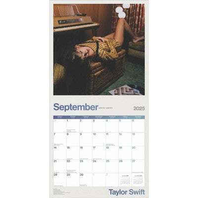 Taylor Swift BrownTrout 2025 Wall Calendar 12"x12"