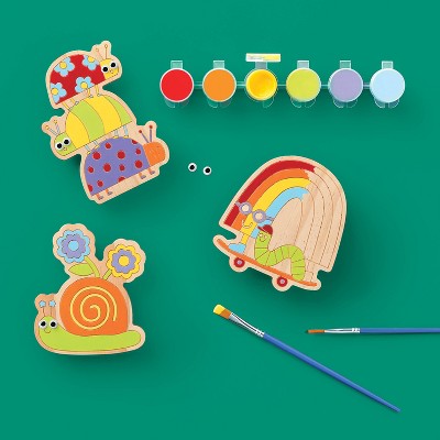 3ct Insect Wood Magnets Painting Craft Activity Kit - Mondo Llama