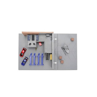 The Fast and the Furious Han's Garage Nano Scene Toy Vehicle Playset