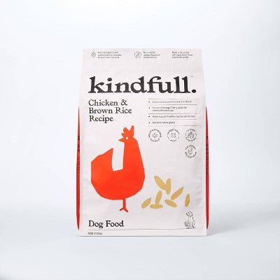 Chicken and Brown Rice Recipe Dry Dog Food - 13lbs - Kindfull