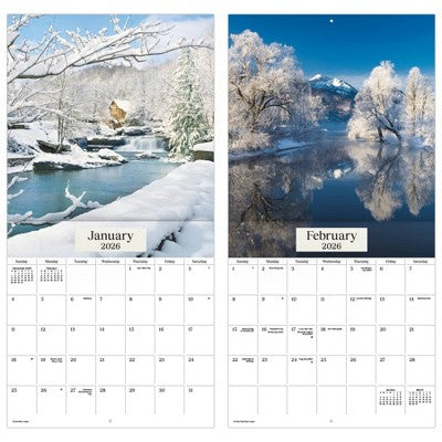 DateWorks 12"x12" 2026 Seasons Wall Calendar