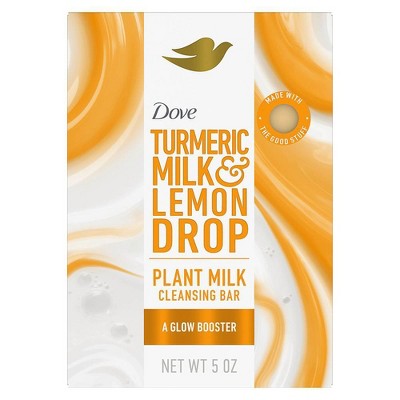 Dove Beauty Plant Based Turmeric Bar Soap - Turmeric & Lemon Drop - 5oz