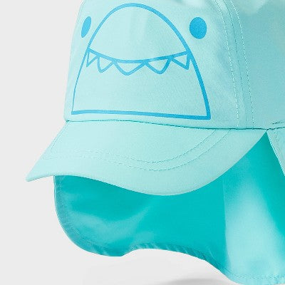 Toddler Boys' Shark Swim Hat - Cat & Jack Blue 12-24M