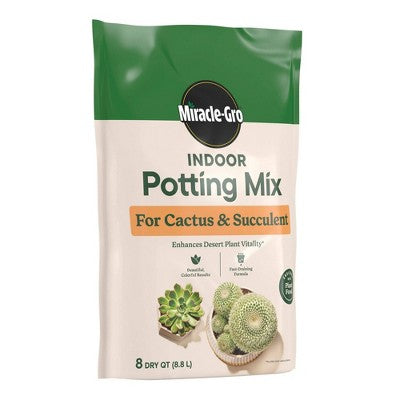 Miracle-Gro Indoor Cactus & Succulent 8.009lbs Potting Soil
