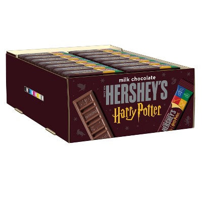 HERSHEY'S Milk Chocolate Harry Potter Halloween Candy Snack Size Box - 18.9oz/42pc