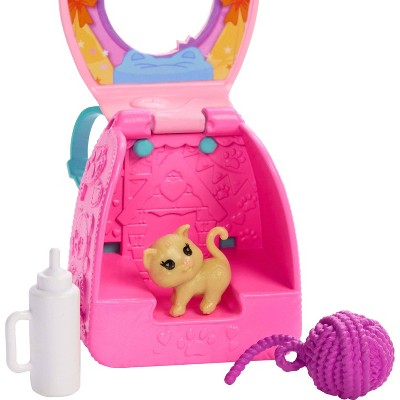 Barbie Family and Friends Chelsea Playtime Kitty Backpack 6" Doll + Accessories
