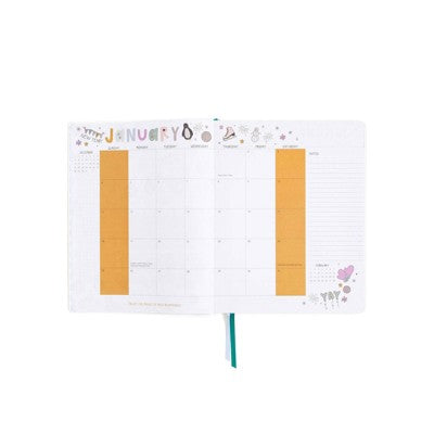 Callie Danielle 8.5"x11" Vegan Leather 2026 Annual Planner Celebrate Small Wins