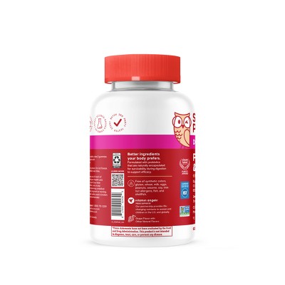 SmartyPants Adult Probiotic & Prebiotic Gummies for Immunity & Digestive Health - Grape - 60ct