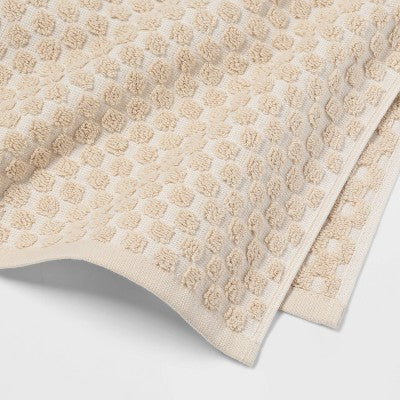 6pc Performance Plus Textured Dot Bath Towel Set Khaki - Threshold